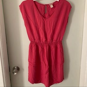 Mossimo Pink Short Sleeve Dress